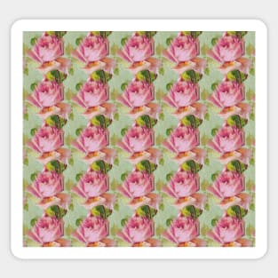 Vintage roses chintz - bright Sticker